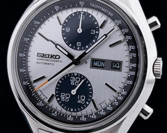 Vintage Seiko Panda Chronograph Date & Day Movement No 6138-8020