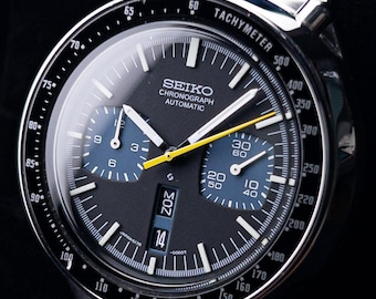 Vintage Seiko Chronograph Sport 200 Alarm Quartz Watch Mens 7T32