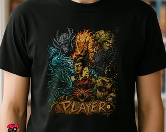 Spirit Island Inspired PLAYER T-Shirt | Retro Board Game Tee | Cooperative Strategy Gamer Gift | Fantasy Tabletop Unisex Shirt