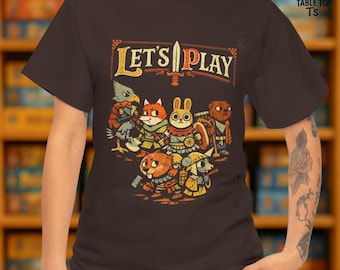 LET'S PLAY T-Shirt: Root Inspired Retro Board Game Tee