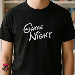 GAME NIGHT T-Shirt: Whimsical Storybook Retro Board Game Tee | Animated Nostalgia Gamer Shirt | Unisex Gift