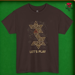 Deconstructed D20 Retro Board Game T-Shirt | Tabletop RPG Tee | Geek Gaming Shirt | Dice Graphic Dungeon RPG Gift | Game Night Shirt