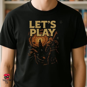 LET'S PLAY T-Shirt: Slay The Spire Inspired Retro Board Game Tee