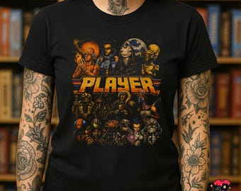 Gaia Project Inspired PLAYER T-Shirt | Retro Board Game Tee | Space Strategy Gamer Gift | Sci-Fi Factions Eurogame Unisex Shirt