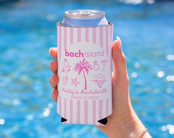 Bach Island Bachelorette Cozie, Bach Island Can Coolers, Bach Island Decorations, A Bombshell Bride Has Entered the Villa Party Favor