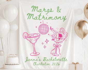 Baner na wieczór panieński z Margaritą, tło na wieczór panieński z Margaritą, dekoracje na wieczór panieński z Tequilą, spersonalizowane dekoracje klubu kawalerskiego