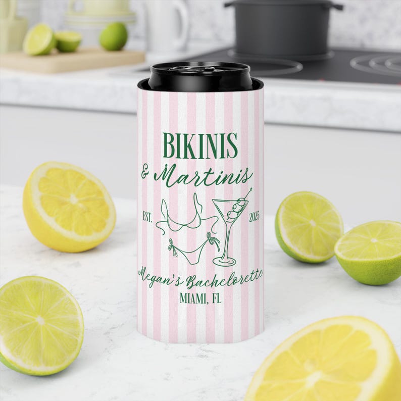 Tropical Bachelorette Drink Sleeve