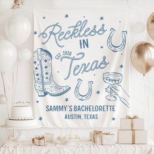 Custom Texas bach party sign