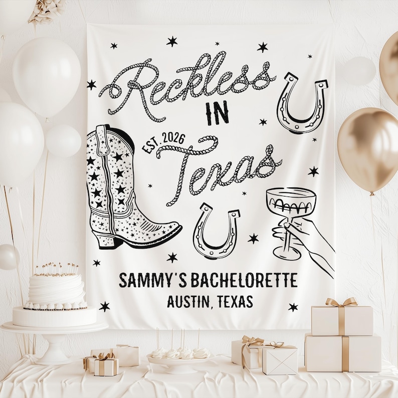 Austin Texas bachelorette decor