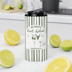 personalized bridal party drink sleeve