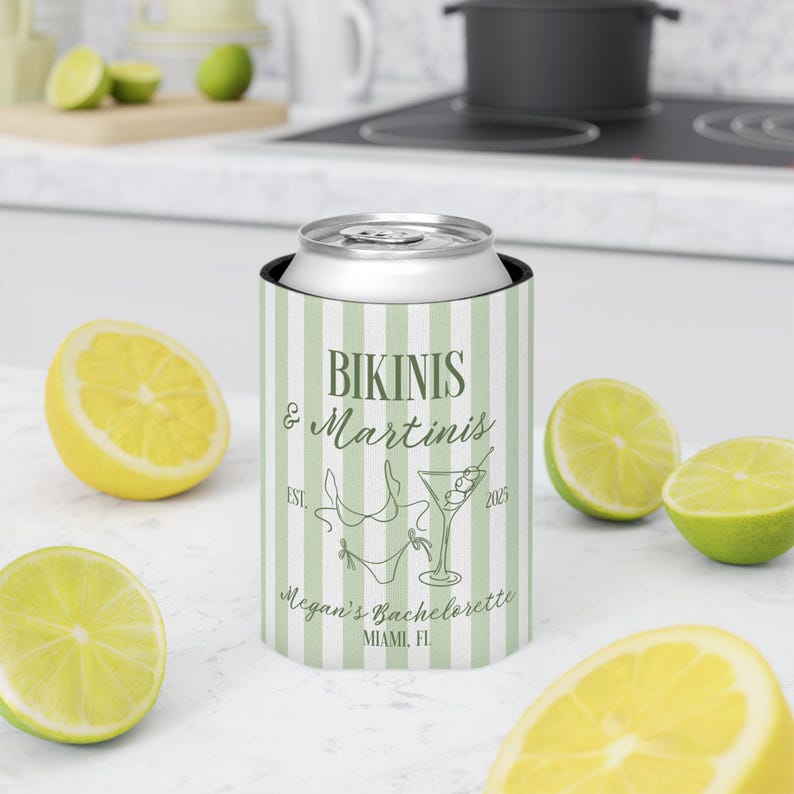 Poolside Bachelorette Can Cooler