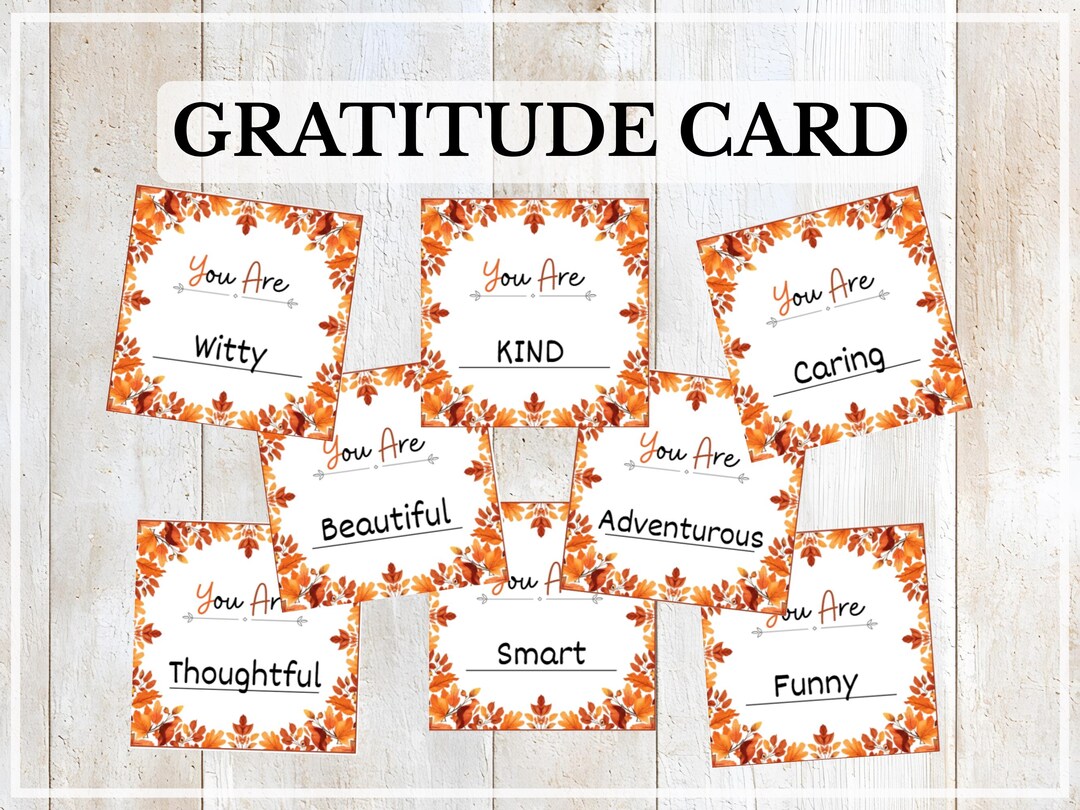 Printable Gratitude Jar Notes/ Wall | Family Activity or Professional ...