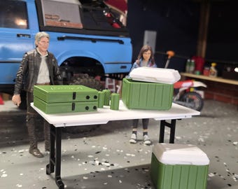 1/10 Skala Klapptisch-Großartig für jedes Diorama,Rec Werkstatt oder Puppenhaus!