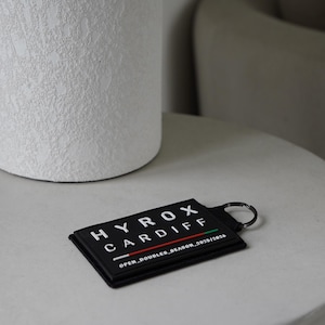 Llavero de velcro (compatible con el parche HYROX)