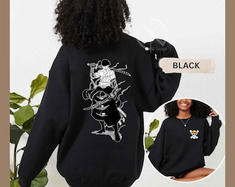 Pirate Swordsman Shirt, Anime Warrior Tee, Samurai-Inspired Hoodie & Adventure Sweatshirt