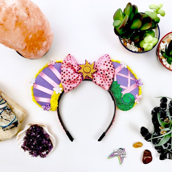 Rapunzel Mouse Ear Headband with Bow