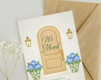 Printable Moving Announcement Template | New Address Card | Change of Address Card | Digital Moving Announcement | We've Moved Postcard
