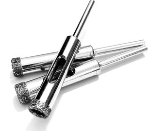 5/16" Diamond Core Drill Bits Fits Your Dremel Drill Glass Tile Ceramics Stone Porcelain and Wine Bottles