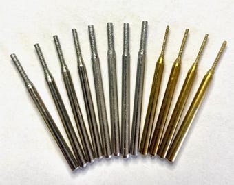 Beginners Sea Glass Drilling Set: 12 Diamond Drill Bits, Jewelry Making