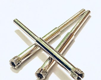3/16" Diamond Core Bits Drill Glass Tile and Stone.  Fits Dremel Tool Glass Drill Bits Ceramics Porcelain Wine Bottles
