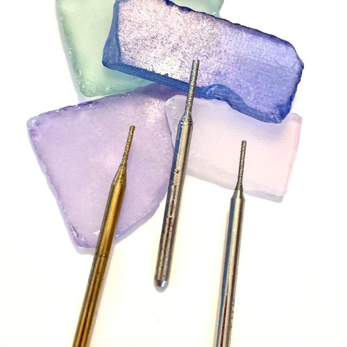 Beginner's Sea Glass Drilling Set 12 Diamond Drill Bits Etsy