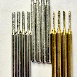 Sea Glass Drill Bit Set Drill Sea Glass Make Jewelry 12 Diamond Drill Bits Drilling Instructions Drill Glass and Drill Shells Fits Dremel
