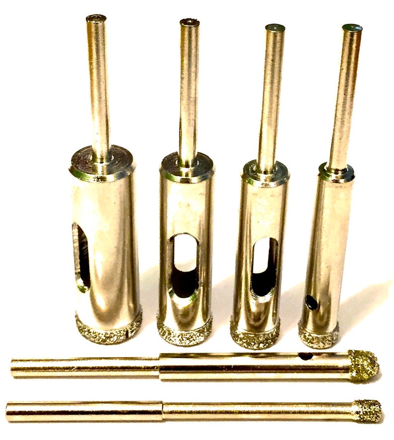 Fits Dremel Diamond Drill Bit Set Core Bits for Glass Tile Ceramics