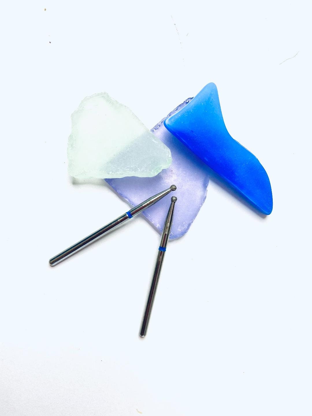 Diamond Bits for Sea Glass and Making Jewelry, 1/14" 1.8mm FREE Drilling Instruction Guide  Drill Glass and Tile (HP801-018)