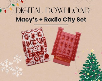 Macy’s & Radio City Holiday Printable Download