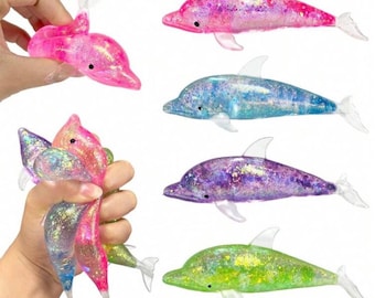 Glitter shark sugar stress ball