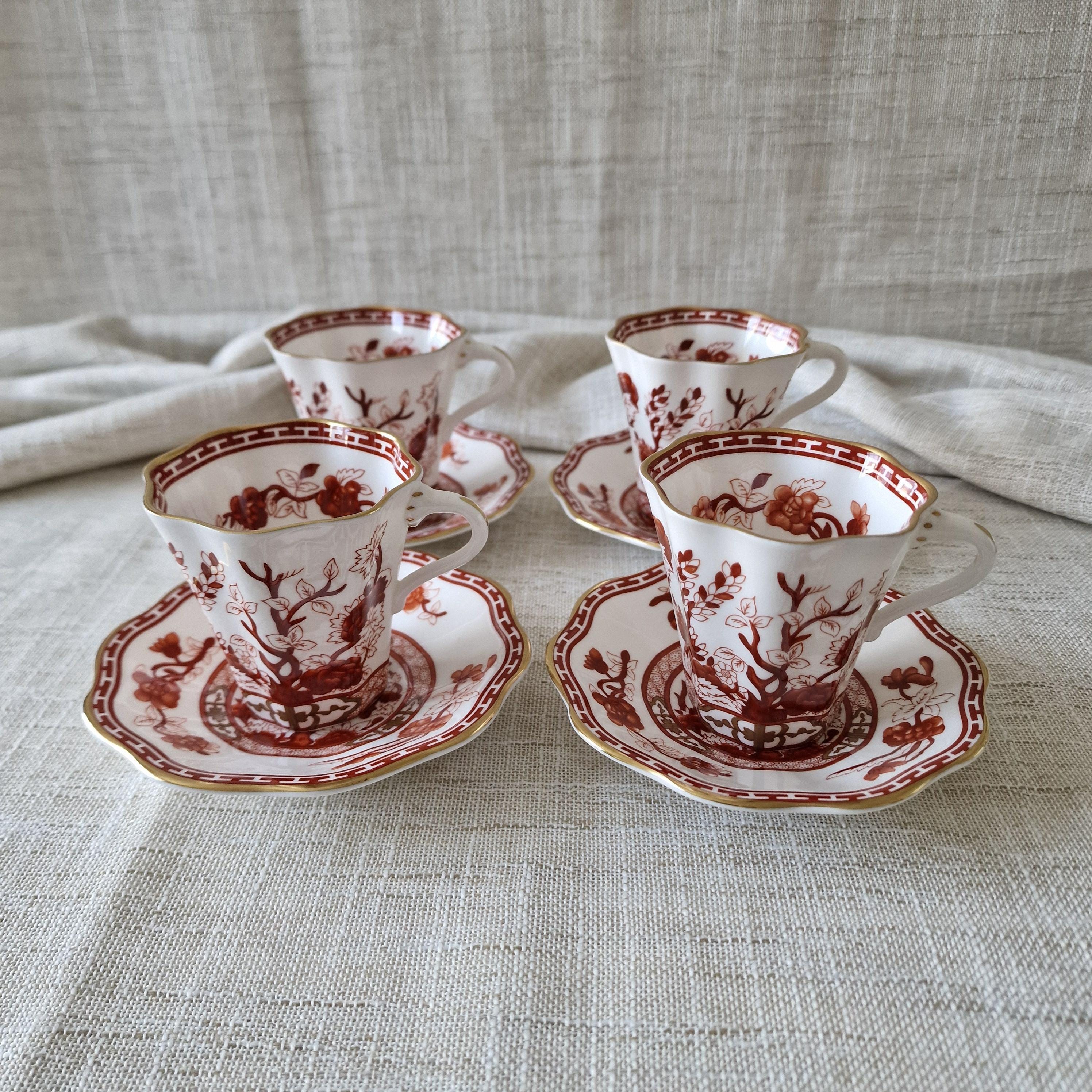Coalport Indian Tree Coral - Etsy