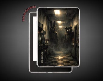 Creepy Clear Case Kindle Insert | Dark Academia | Printable Download for Paperwhite
