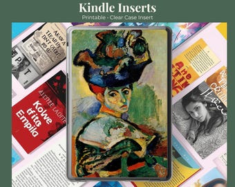 Matisse Print Kindle Insert | Bookish Art for Clear Paperwhite Case | Printable