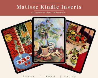Matisse Kindle Insert | Still Life Art for Clear Case (Digital Download)