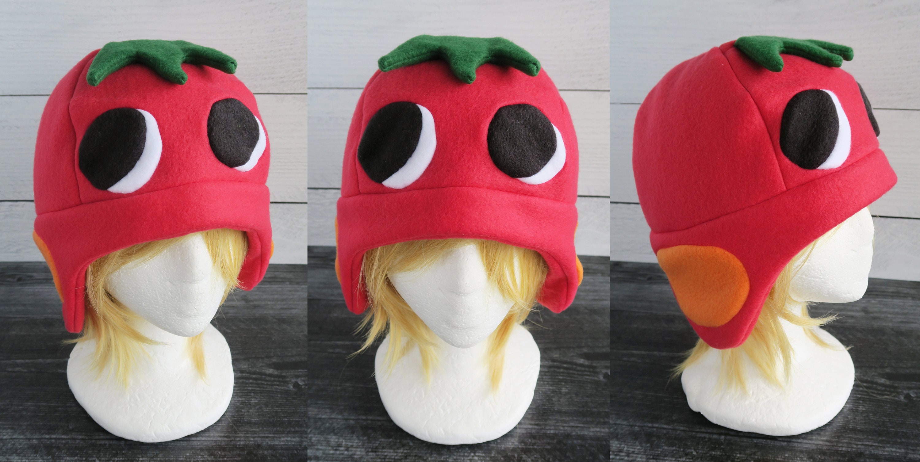 Ketchup the Duck Animal Crossing New Horizons Fleece Hat Etsy