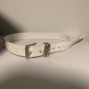 クロムハーツ ホワイトベルト CHROME HEARTS クロムハーツ ホワイト ベルト | chromehearts
