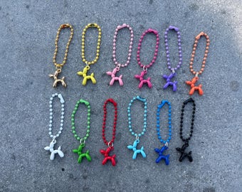 Balloon Dog Tumbler Handle Charm – Fun Colorful Cup Accessory