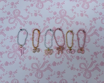 Pink Bow Tumbler Handle Charms – LoveShackFancy Inspired Stanley Cup Accessories