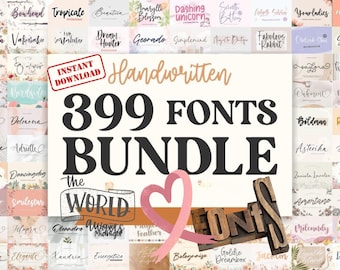 399 Handlettering Schriften (Digitaler Download)