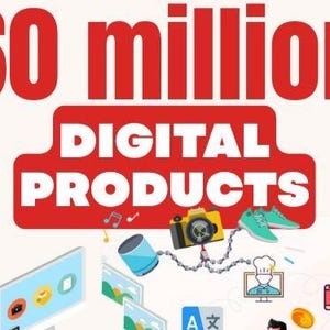 Mega Digital Product Bundle | Ebooks, Mockups, AI Prompts