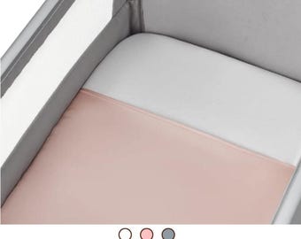 Silk Bassinet Sleeve | Luxury 100% Mulberry | Newborn Infant Bedding | Reduces Frizz & Bald Spots | Protects Skin | Oeko-Tex | Baby Gift