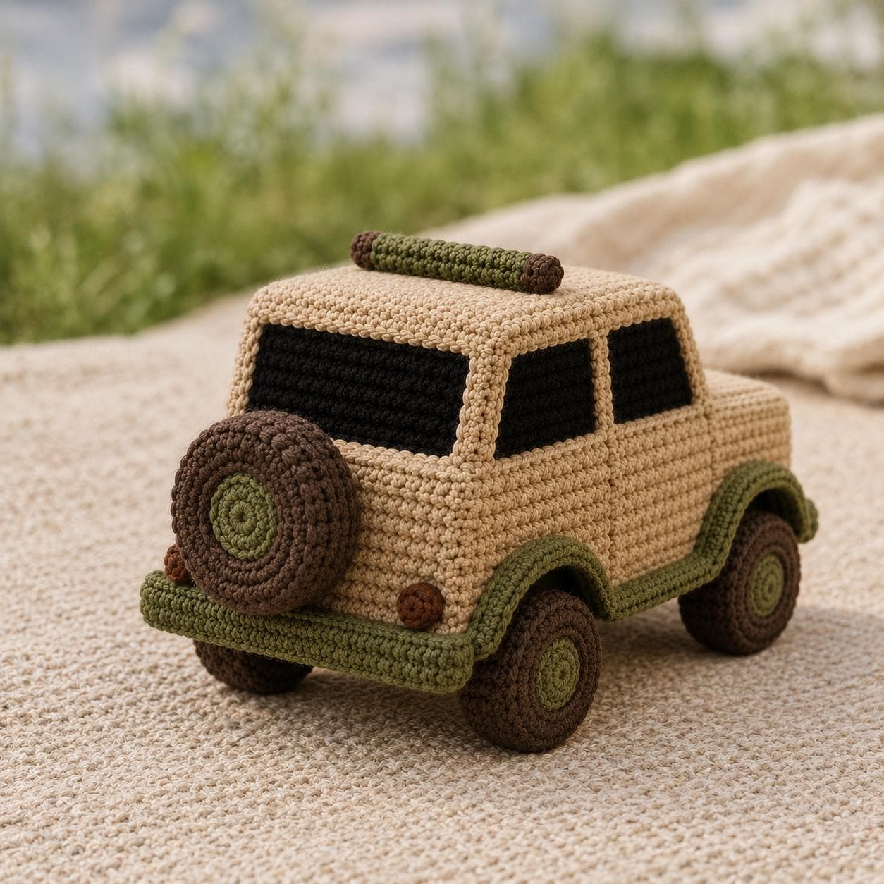 30 Crochet Car Patterns to Stitch Fun Vehicles, Classic Cars, and Cute Amigurumi Designs 25 Amigurumi Car Toy Pattern