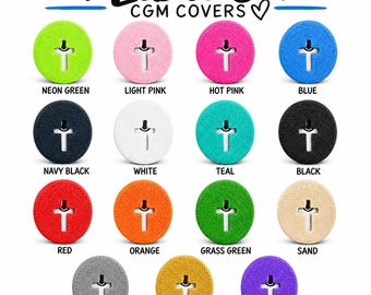 3D Printed Libre 3 Cover with Cross | Protective CGM Cover | Christian Diabetes Accessory | Multiple Color Options