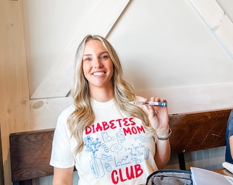 T1D Mom Club Shirt: Diabetes Awareness Tee