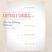 Editable Labels for Library Card Catalog Drawer (instant Download ...