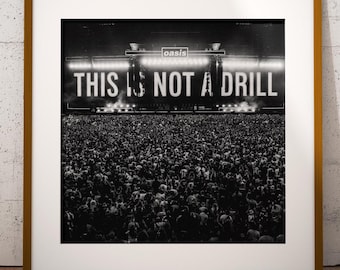 Rare vintage 1994 Oasis 'Live Forever' poster - Etsy 日本