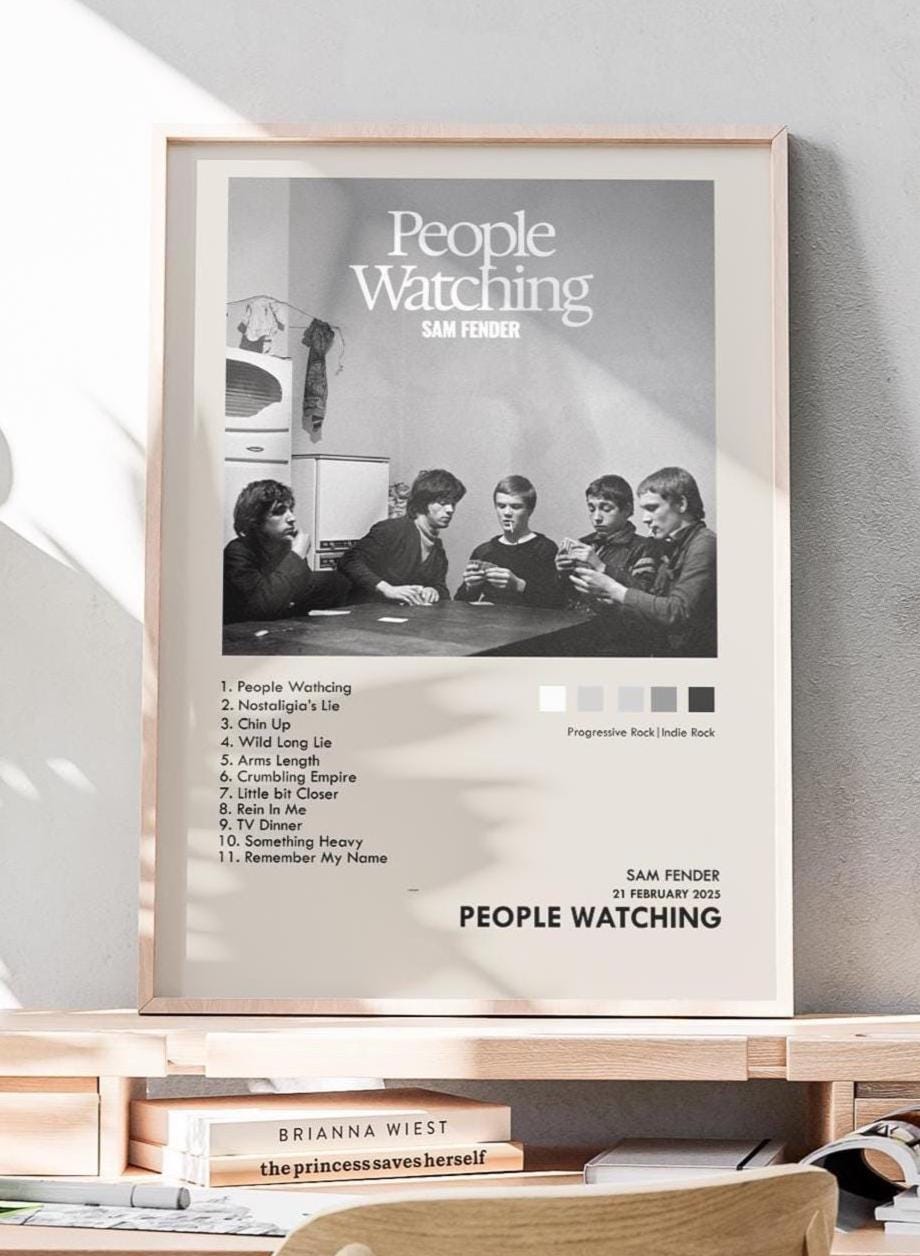 People Watching Poster - Etsy