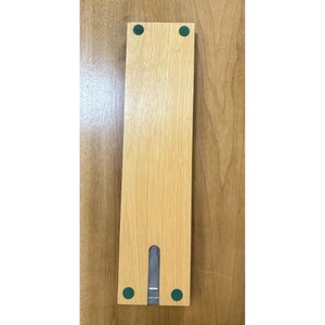 Vintage Bicycle Wooden Cribbage Board 3 Track 7 Pegs Red & White Made in Taiwan image 5