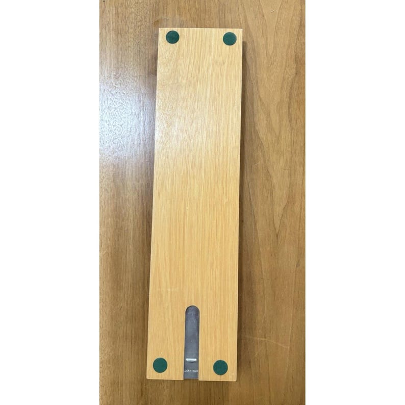 Vintage Bicycle Wooden Cribbage Board 3 Track 7 Pegs Red & White Made in Taiwan image 5