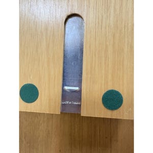 Vintage Bicycle Wooden Cribbage Board 3 Track 7 Pegs Red & White Made in Taiwan image 6